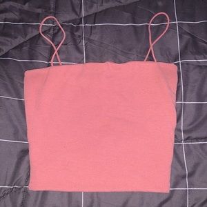 Pink crop top